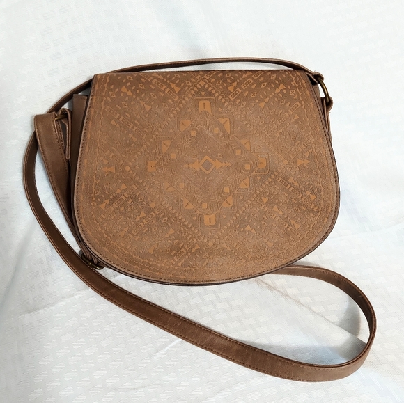Sac à Main Femme Marron - T-Shirts & Jeans - Matière Polyester/PVC
